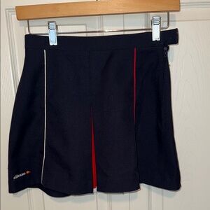 Ellesse Vintage Women's Navy and Red tennis pickleball Skirt